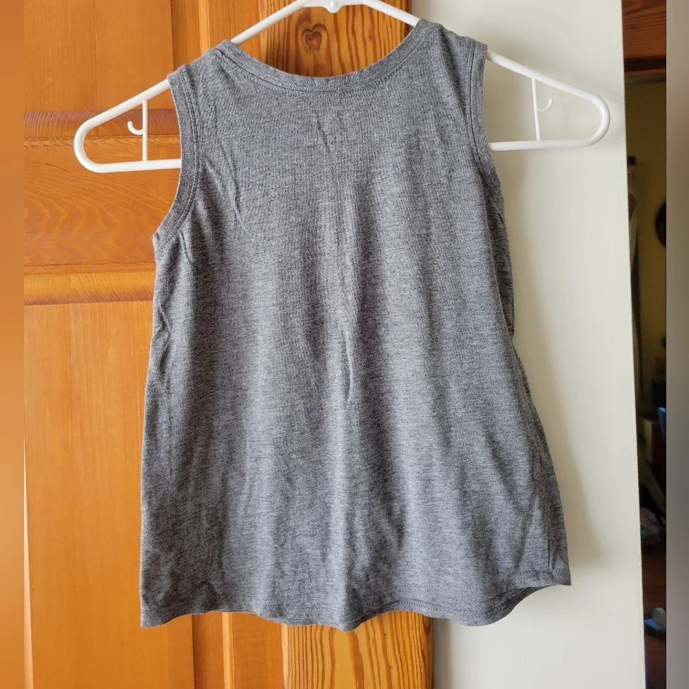 Justice glitter accent Raccoon swing tank top 6/7 6 7